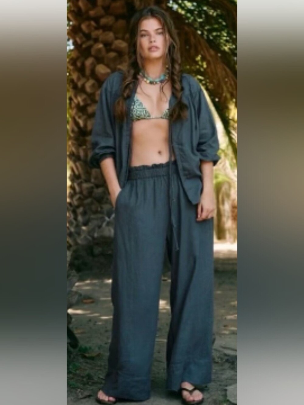 Free People fp-movement free-est Linen Blend Dreamy Daze Set